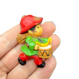 Vintage Jewelry Hallmark Drummer Boy Brooch Pin